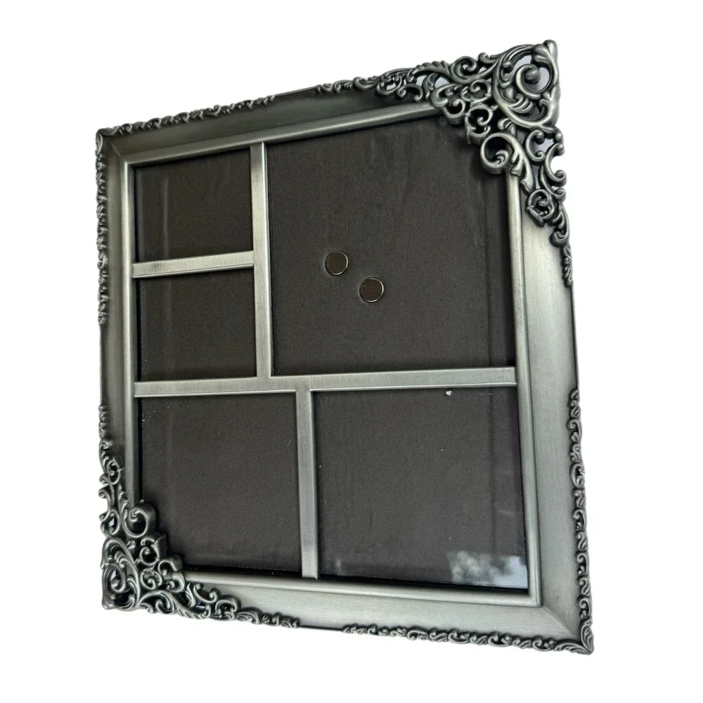 Malden Ornate Pewter Metal Collage Picture Frame 5 Opening Windowpane 6510-50